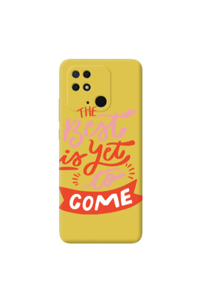 Other Xiaomi Redmi 10C The Best Yellow Colored Silicone TPU Θήκη