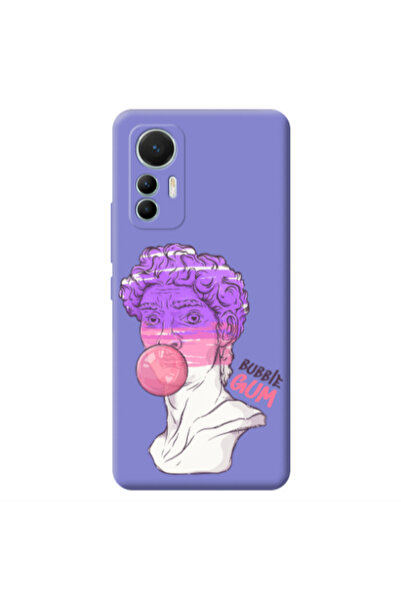 Other Xiaomi Mi 12 Lite Pin Bubble Purple Colored Silicone TPU Θήκη