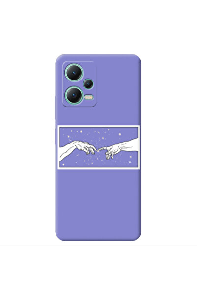 Other Xiaomi Redmi Note 12 Pro 5G Touch Purple Colored Silicone TPU Θήκη