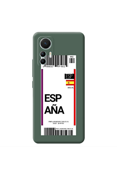 Other Xiaomi Mi 12 Lite Espana Arrival Dark Green Colored Silicone TPU Θήκη