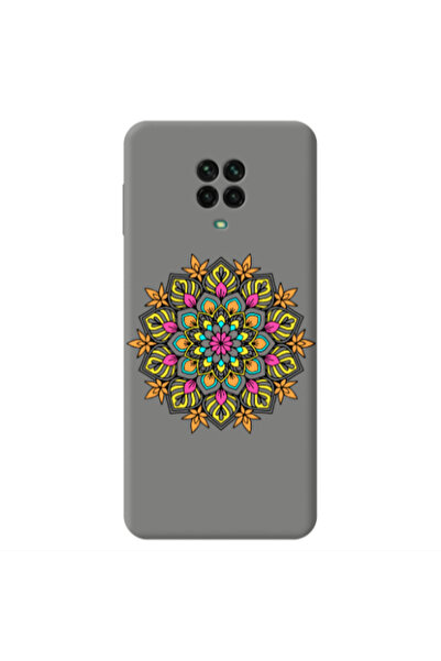 Other Xiaomi Redmi Note 9 Pro Mandala D6 Grey Colored Silicone TPU Θήκη