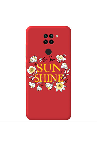 Other Xiaomi Redmi Note 9 Sun Shine Red Colored Silicone TPU Θήκη