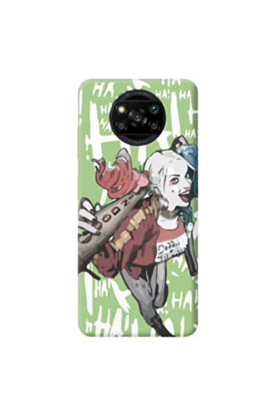 Other Xiaomi Poco X3 /X3 Pro Ha Ha Ha Light Green Colored Silicone TPU Θήκη