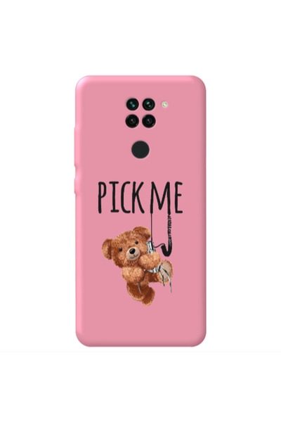 Other Xiaomi Redmi Note 9 Pick me Pink Colored Silicone TPU Θήκη