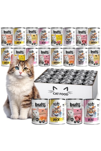 Bult Hrană umedă pisici, Bulti, 24x400g, Mixtă Selecție Arome, Pisici Adulte,...