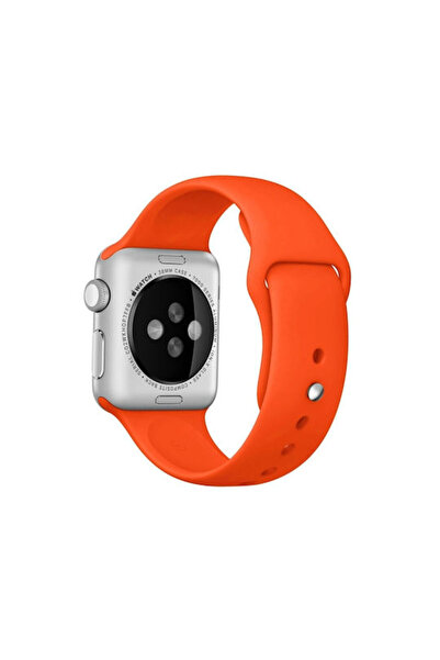 OEM Λουράκι Σιλικόνης με Πόρπη Πορτοκαλί (Apple Watch 38/40/41/42mm)