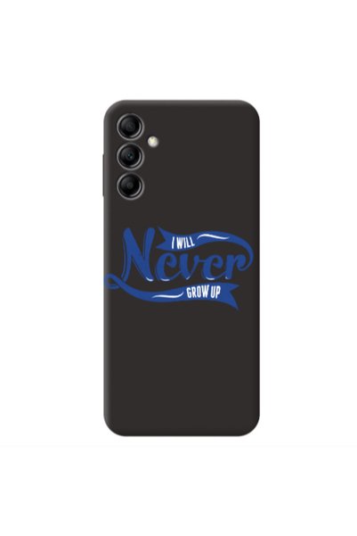 Other Samsung A14 5G I Will Never Grow Up Black Colored Silicone TPU Θήκη