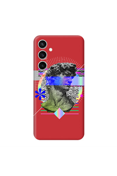 Other Samsung S24 Plus Statue pixels Red Colored Silicone TPU Θήκη