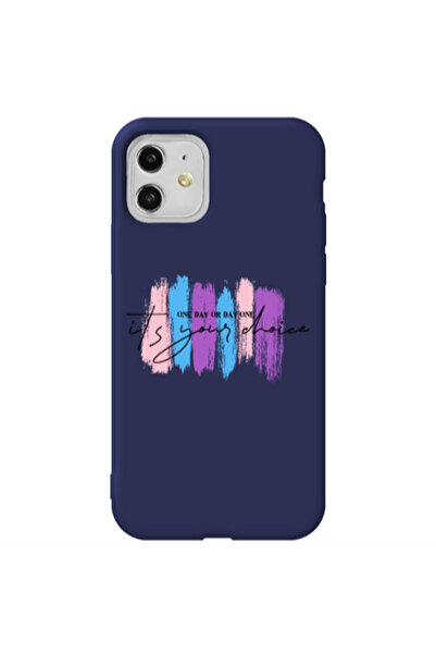 Other Apple iPhone 11 One Day Or Day One Dark blue Colored Silicone TPU Θήκη