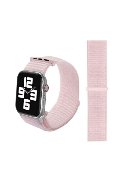 OEM Απλό Λουράκι Νάιλον για Apple Watch 38 40 41 42 Σειρά 10 11 Ροζ