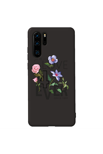 Other Huawei P30 Pro Love for ever Black Colored Silicone TPU Θήκη