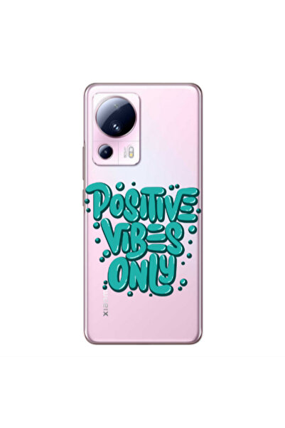 Other Xiaomi Mi 13 Lite Positive Vibes Only Transparent Silicone TPU Θήκη