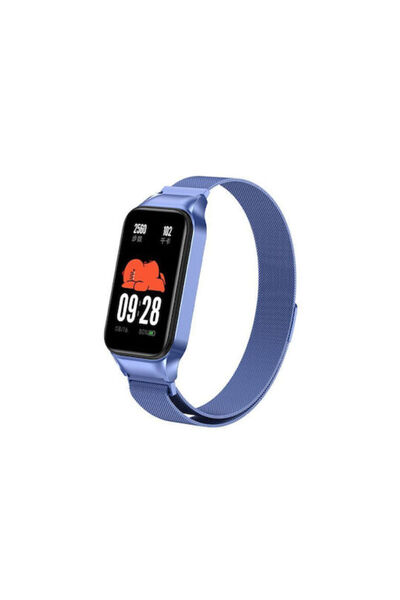 OEM Λουράκι Ανοξείδωτο Ατσάλι Μπλε (Redmi Smart Band 2, Redmi Smart Band 8 Ac...