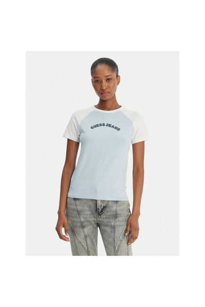 Guess Jeans Tricou de damă W6GIB0J1314 Albastru