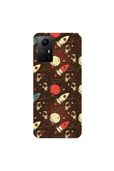 Other Xiaomi Redmi Note 12s Stars and astronaut Transparent Silicone TPU Θήκη