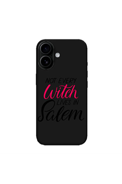 Other Apple Iphone 16 Not every witch lives in salem Black Colored Silicone T...