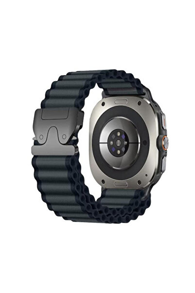 OEM Λουράκι Νάιλον με Πόρπη Αλεξίπτωτου για Galaxy Watch 8/8 Classic - Σκούρο...
