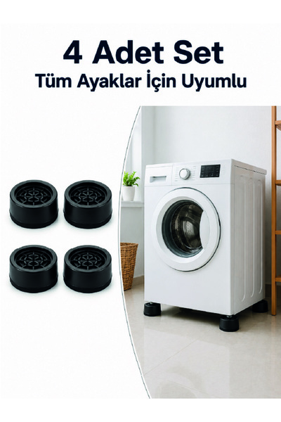 teknodayım 4 قطع من رافعات أقدام الآلات مع قاعدة مانعة للانزلاق