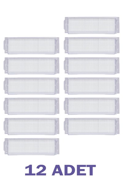 Marketto 12 Pcs Viomi V3 Compatible Robot Vacuum Cleaner Hepa Filter