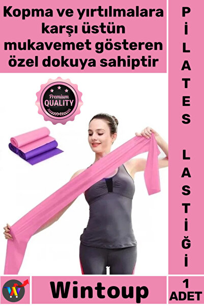 Wintoup # Pilates Band Latex Exercise Rubber Professional Flexible Strength C...