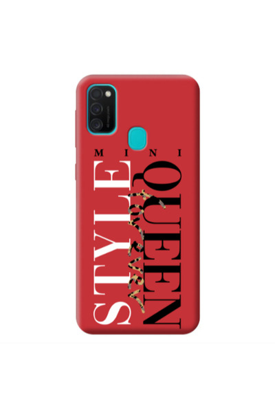 Other Samsung M21 Mini Quen Forever Red Colored Silicone TPU Θήκη