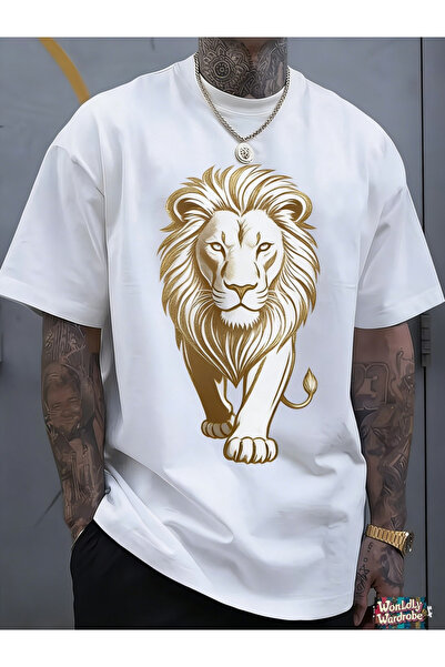 128 Creative Explanation Unique Design Fashionable Printed Men's T-Shirt Whit...