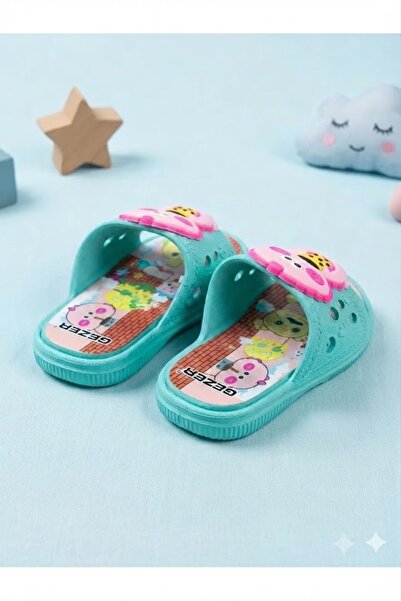 GEZER Summer Girls' Daily Pool and Beach Slippers-Sandals Suitable for Wet Gr...