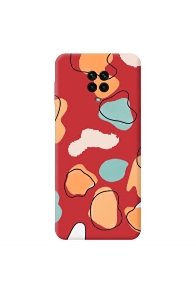 Other Xiaomi Redmi Note 9 Pro Colorful spots Red Colored Silicone TPU Θήκη