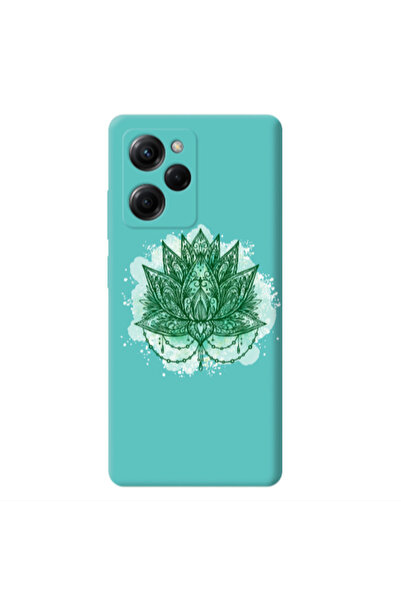 Other Xiaomi Poco X5 Pro Witch leaf Turquoise Colored Silicone TPU Θήκη