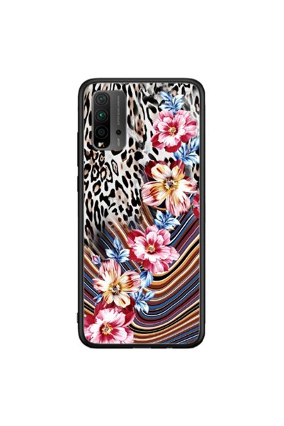 Other Xiaomi Redmi 9T Leopar patterned Black Glossy Θήκη