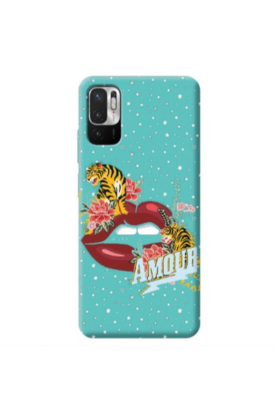 Other Xiaomi Redmi Note 10 Pro 5G Amour Turquoise Colored Silicone TPU Θήκη