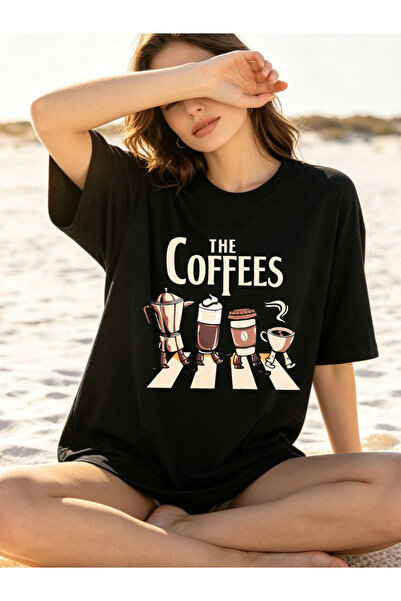 Fleck Casual Style T Shirts For Men Coffee Themed Graphic Personalized Shirts