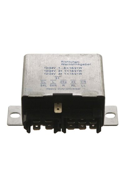 FEBI BILSTEIN Intrerupator Semnalizare de Trafic (24v Numar Pini: 11 1-8x18/2...