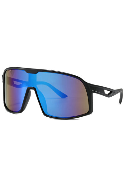 Choice4 black blue Oversized Outdoor Sports Sunglasses Men Classic Mirror Dri...