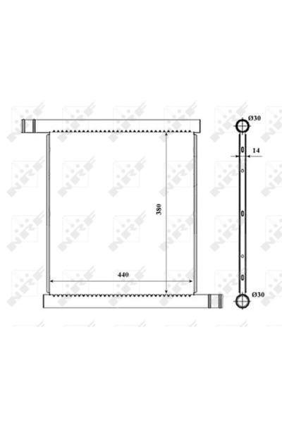 NRF Radiator Racire Motor SMART FORTWO