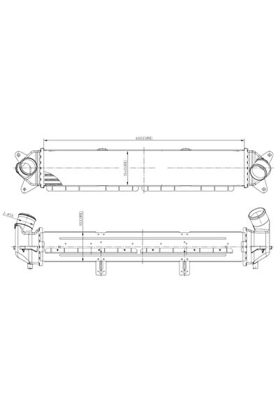 NRF Intercooler Turbo HYUNDAI ELANTRA 6/i30/i30 Kombi KIA CEED/CEED Sportswag...