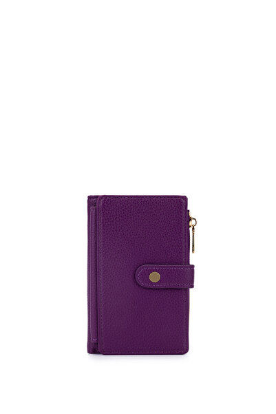 Tamer Tanca Women's Faux Leather Purple Wallet