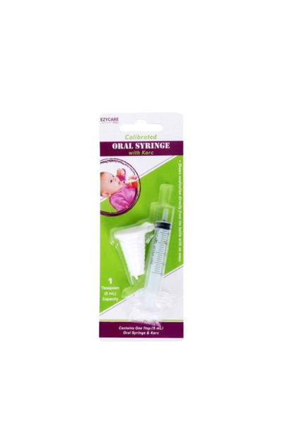 EzyCare Oral Syringe W/ Dosage Cork (5 Ml)