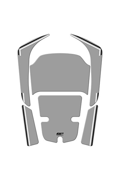GP KOMPOZİT Honda Forza 250 2018-2026 Uyumlu Yeni Seri Tank Pad Nardo Gri