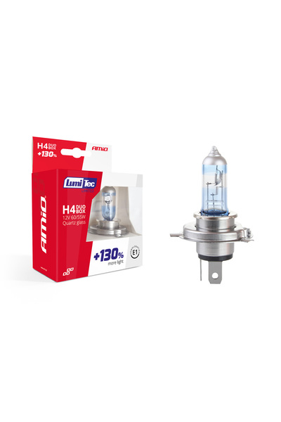 OEM Комплект халогенни крушки H4 12V 60 / 55W LumiTec LIMITED + 130% DUO BOX