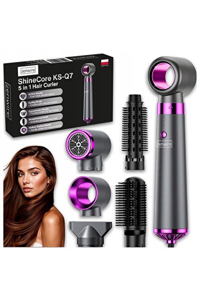 zenwire Uscator De Par 5 in 1 KS-Q7, Uscator De Par si Ondulator, Cu Ionizare...