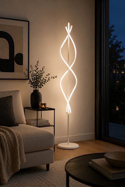 LEGACY Tornado Beyaz Renk Gün Işığı Ledli Modern Tasarım Salon - Yatak Odası ...