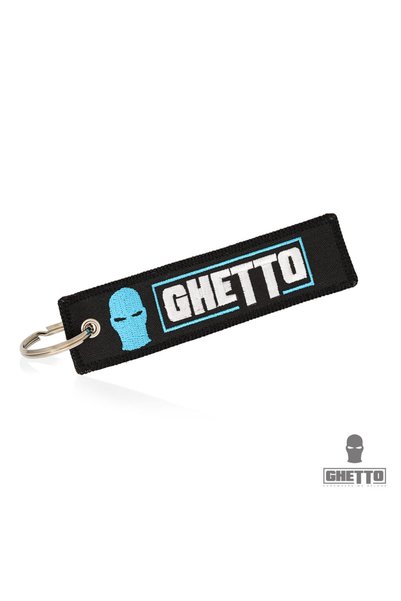 GHETTO Μπρελόκ με λογότυπο |   Κεντητό Μπρελόκ Δρόμου - Μαύρο
