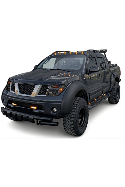 TMZ Garage 2005-2014 NİSSAN NAVARA D40 OFF ROAD DEMİR YAN BASAMAK LEDLİ
