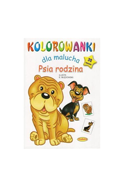 OEM Carte de colorat Pasja Kolorowanka dla malucha Psia rodzina, 16 pagini, 3...