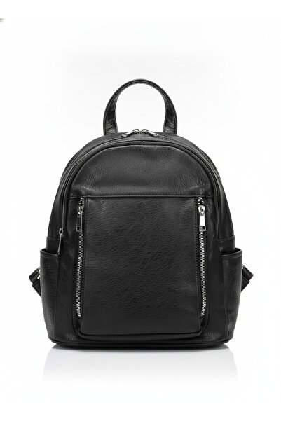 SilviaRosa Rucsac de damă, din piele, cu finisaj texturat crăpat