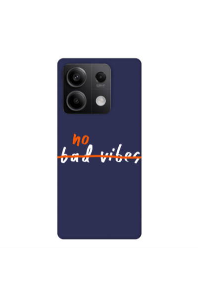 Other Xiaomi Redmi Note 13 5G No bad vibes 2 Dark blue Colored Silicone TPU Θήκη