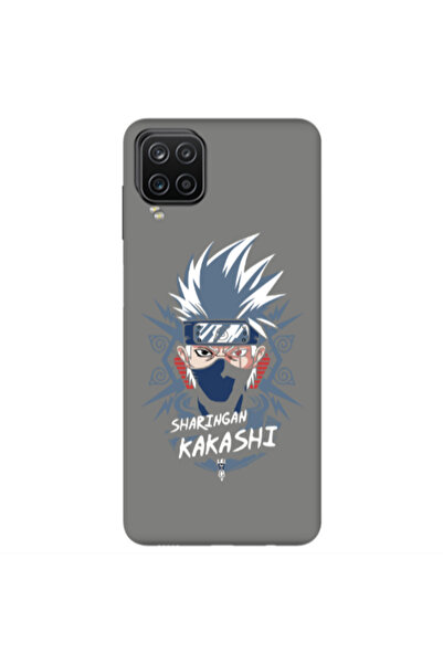 Other Samsung A12 Anime Mangoo Grey Colored Silicone TPU Θήκη