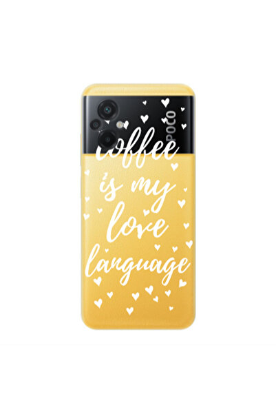 Other Xiaomi Poco M5 Coffe is my love language Transparent Silicone TPU Θήκη