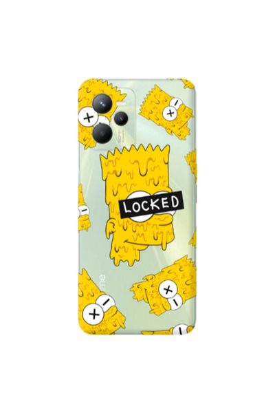 Other Realme C35 Bart Simpson Transparent Silicone TPU Θήκη